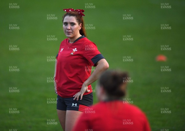 140920 - Wales Women Rugby Training - Georgia Evans during training
