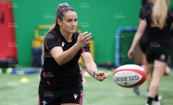 140923 - Wales Women Rugby Training Session - Kayleigh Powell during training session