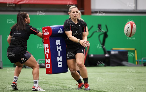 140923 - Wales Women Rugby Training Session - Kerin Lake during training session