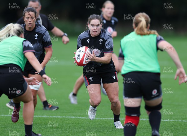 140923 - Wales Women Rugby Training Session - Kat Evans during training session