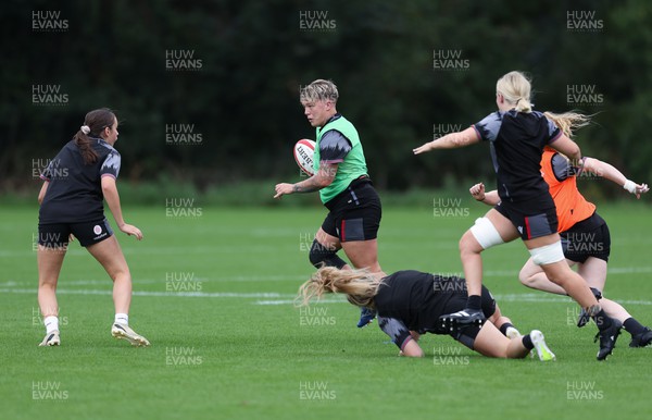 140923 - Wales Women Rugby Training Session - Donna Rose during training session
