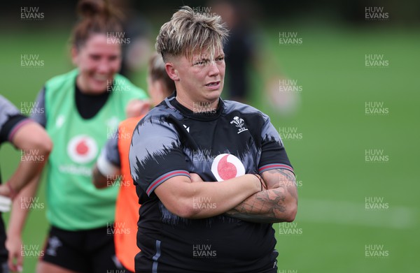 140923 - Wales Women Rugby Training Session - Donna Rose during training session