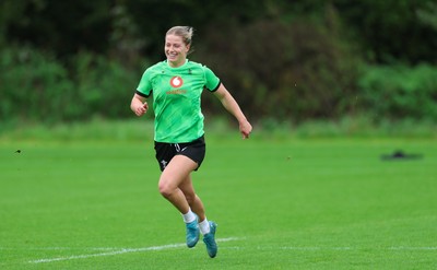 140926 Wales Women Rugby Training Session - Amy Williams during a rugby training session ahead of the WXV matches against South Africa and USA
