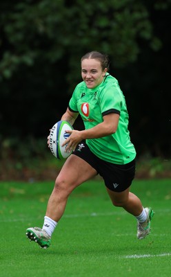 140926 Wales Women Rugby Training Session - Shanelle Williams during a rugby training session ahead of the WXV matches against South Africa and USA