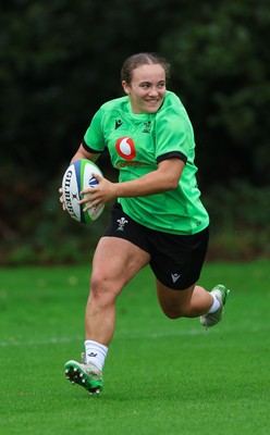 140926 Wales Women Rugby Training Session - Shanelle Williams during a rugby training session ahead of the WXV matches against South Africa and USA