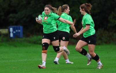 140926 Wales Women Rugby Training Session - Gwen Crabb during a rugby training session ahead of the WXV matches against South Africa and USA