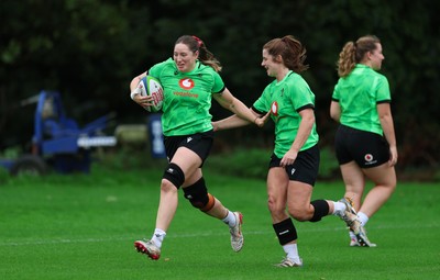 140926 Wales Women Rugby Training Session - Gwen Crabb during a rugby training session ahead of the WXV matches against South Africa and USA