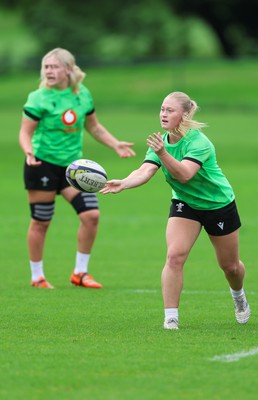 140926 Wales Women Rugby Training Session - Seren Lockwood during a rugby training session ahead of the WXV matches against South Africa and USA