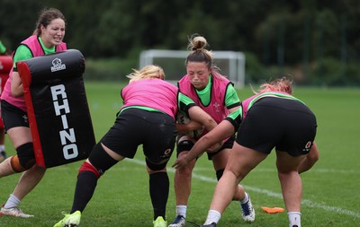 140926 Wales Women Rugby Training Session - Alisha Joyce during a rugby training session ahead of the WXV matches against South Africa and USA