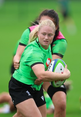 140926 Wales Women Rugby Training Session - Seren Lockwood during a rugby training session ahead of the WXV matches against South Africa and USA