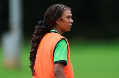 140926 Wales Women Rugby Training Session - Nia Fajeyisan during a rugby training session ahead of the WXV matches against South Africa and USA