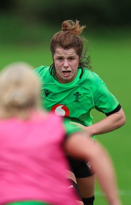 140926 Wales Women Rugby Training Session - Kate Williams during a rugby training session ahead of the WXV matches against South Africa and USA