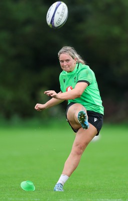 140926 Wales Women Rugby Training Session - Freya Bell during a rugby training session ahead of the WXV matches against South Africa and USA