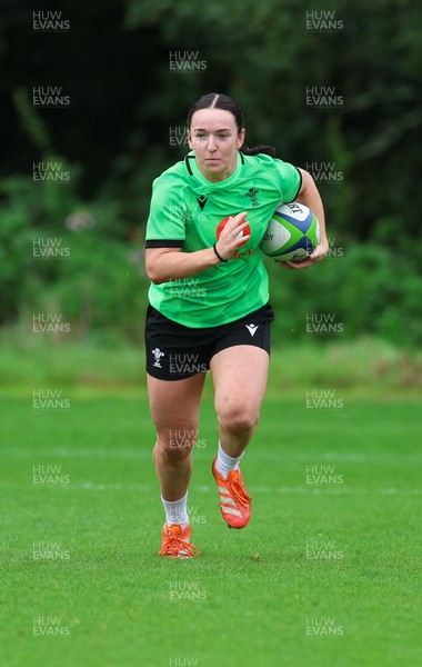 140926 Wales Women Rugby Training Session - Sian Jones during a rugby training session ahead of the WXV matches against South Africa and USA