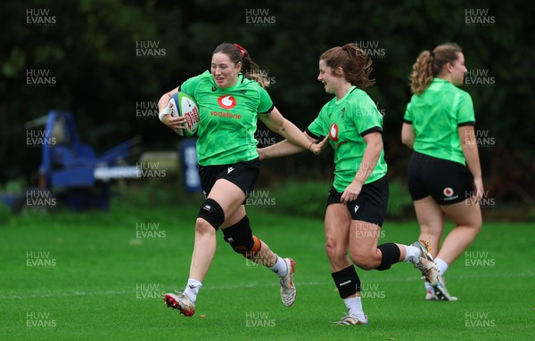 140926 Wales Women Rugby Training Session - Gwen Crabb during a rugby training session ahead of the WXV matches against South Africa and USA