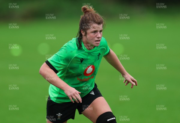 140926 Wales Women Rugby Training Session - Kate Williams during a rugby training session ahead of the WXV matches against South Africa and USA