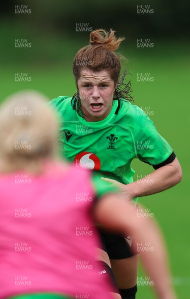 140926 Wales Women Rugby Training Session - Kate Williams during a rugby training session ahead of the WXV matches against South Africa and USA