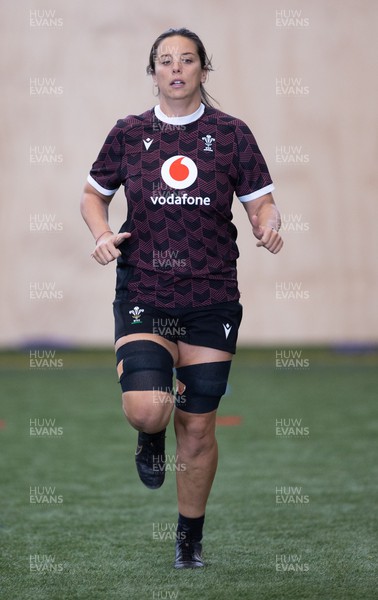 141023 - Wales Women Training Session - Sioned Harries during a rugby training session at the NZCIS in Wellington