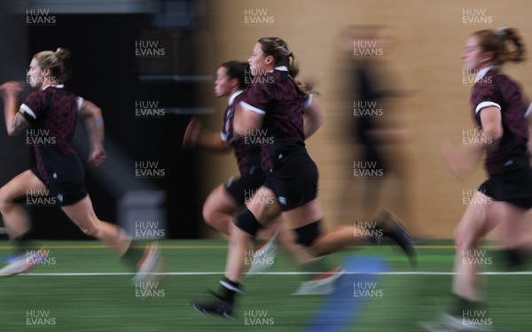 141023 - Wales Women Training Session -  Alisha Butchers during a rugby training session at the NZCIS in Wellington