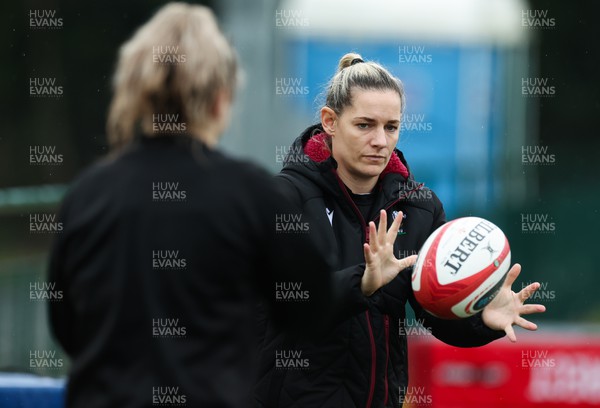 150224 - Wales Women Extended Squad Training session - Kerin Lake during training session as preparations get under way for the Women’s 6 Nations