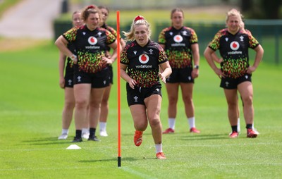 150626 - Wales Women Rugby Training Session - Alex Callender during a training session ahead of the match against The Barbarians at the Allianz Stadium