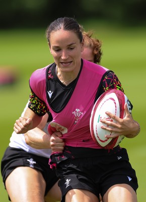 150626 - Wales Women Rugby Training Session - Jasmine Joyce during a training session ahead of the match against The Barbarians at the Allianz Stadium