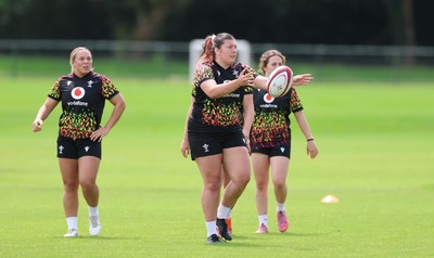 150626 - Wales Women Rugby Training Session - Stella Orrin during a training session ahead of the match against The Barbarians at the Allianz Stadium