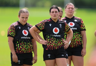 150626 - Wales Women Rugby Training Session - Lucy Isaac during a training session ahead of the match against The Barbarians at the Allianz Stadium
