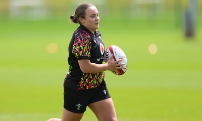 150626 - Wales Women Rugby Training Session - Shanelle Williams during a training session ahead of the match against The Barbarians at the Allianz Stadium