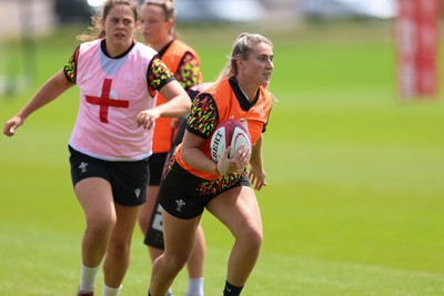 150626 - Wales Women Rugby Training Session - Anwen Owen during a training session ahead of the match against The Barbarians at the Allianz Stadium
