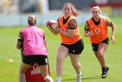 150626 - Wales Women Rugby Training Session - Elan Jones during a training session ahead of the match against The Barbarians at the Allianz Stadium