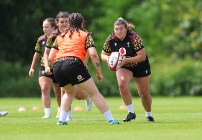 150626 - Wales Women Rugby Training Session - Stella Orrin during a training session ahead of the match against The Barbarians at the Allianz Stadium