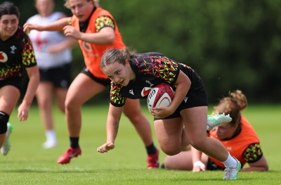 150626 - Wales Women Rugby Training Session - Shanelle Williams during a training session ahead of the match against The Barbarians at the Allianz Stadium