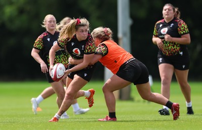 150626 - Wales Women Rugby Training Session - Alex Callender during a training session ahead of the match against The Barbarians at the Allianz Stadium