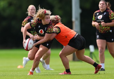150626 - Wales Women Rugby Training Session - Alex Callender during a training session ahead of the match against The Barbarians at the Allianz Stadium