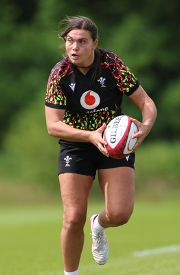 150626 - Wales Women Rugby Training Session - Bryonie King during a training session ahead of the match against The Barbarians at the Allianz Stadium