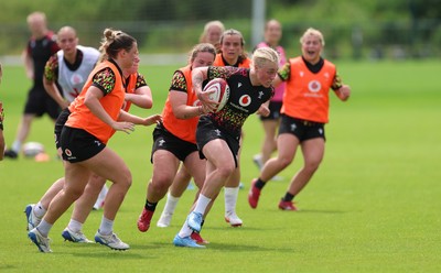 150626 - Wales Women Rugby Training Session - Nikita Prothero during a training session ahead of the match against The Barbarians at the Allianz Stadium