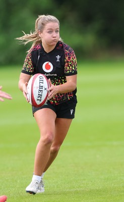 150626 - Wales Women Rugby Training Session - Hanna Tudor during a training session ahead of the match against The Barbarians at the Allianz Stadium