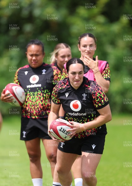 150626 - Wales Women Rugby Training Session - Courtney Keight during a training session ahead of the match against The Barbarians at the Allianz Stadium