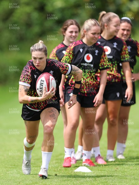 150626 - Wales Women Rugby Training Session - Keira Bevan during a training session ahead of the match against The Barbarians at the Allianz Stadium