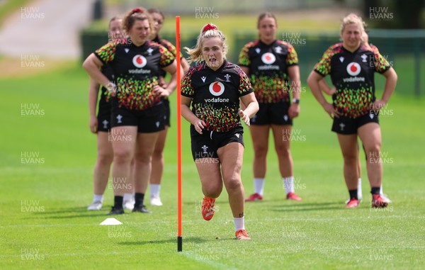 150626 - Wales Women Rugby Training Session - Alex Callender during a training session ahead of the match against The Barbarians at the Allianz Stadium