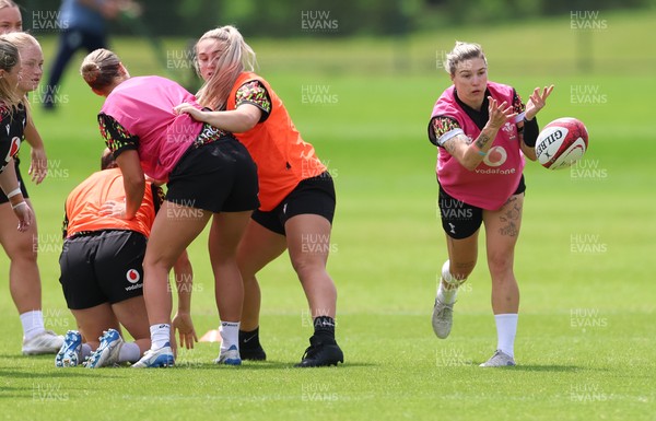 150626 - Wales Women Rugby Training Session - Keira Bevan during a training session ahead of the match against The Barbarians at the Allianz Stadium