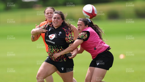 150626 - Wales Women Rugby Training Session - Crystal James during a training session ahead of the match against The Barbarians at the Allianz Stadium