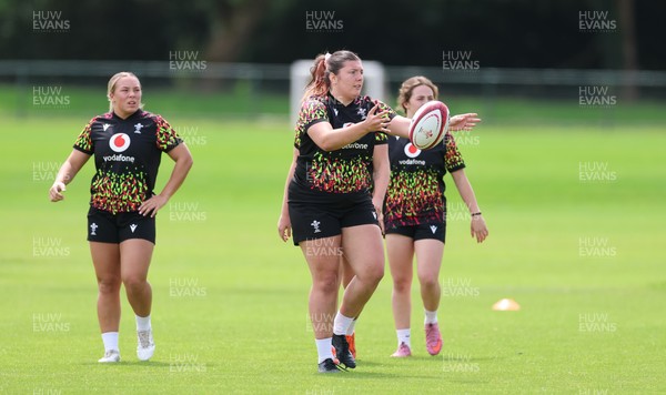150626 - Wales Women Rugby Training Session - Stella Orrin during a training session ahead of the match against The Barbarians at the Allianz Stadium