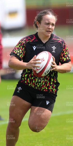 150626 - Wales Women Rugby Training Session - Shanelle Williams during a training session ahead of the match against The Barbarians at the Allianz Stadium