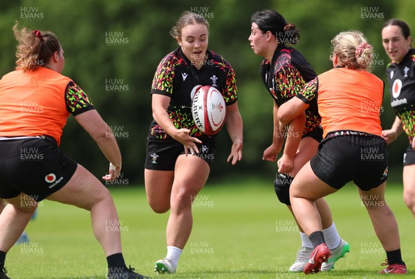 150626 - Wales Women Rugby Training Session - Shanelle Williams during a training session ahead of the match against The Barbarians at the Allianz Stadium