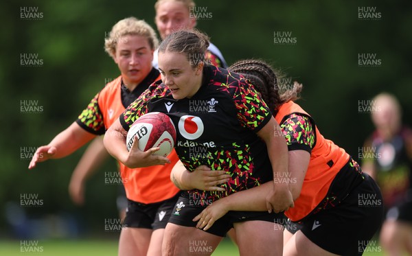 150626 - Wales Women Rugby Training Session - during a training session ahead of the match against The Barbarians at the Allianz Stadium