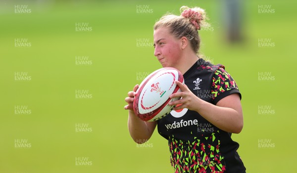 150626 - Wales Women Rugby Training Session - Molly Reardon during a training session ahead of the match against The Barbarians at the Allianz Stadium
