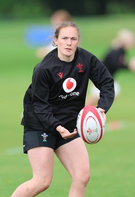 150725 - Wales Women Rugby training - Jenny Hesketh during a training session ahead of their two match tour against Australia