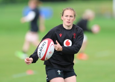 150725 - Wales Women Rugby training - Jenny Hesketh during a training session ahead of their two match tour against Australia